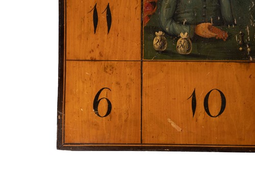 Lot 226 - A 19th century inlaid games board, with chess...