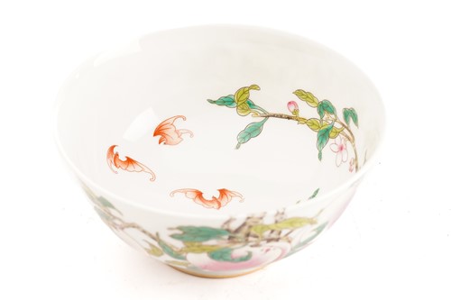 Lot 174 - A Chinese porcelain bowl, painted throughout...