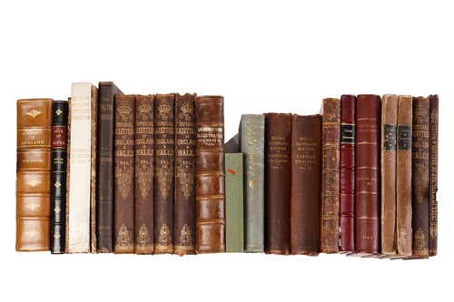 Lot 365 - A large collection of topographical books,...