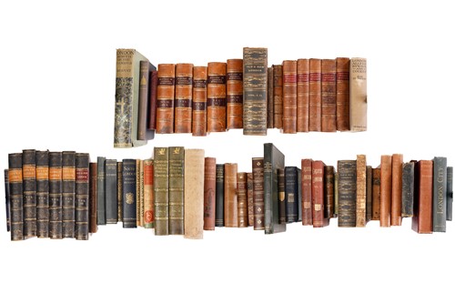 Lot 363 - A large collection of books related to London,...