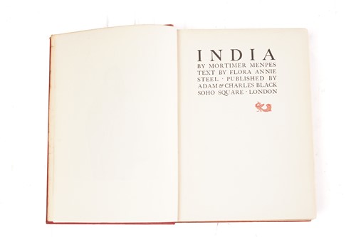 Lot 368 - Menpes, Mortimer: The People of India, War...
