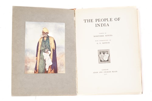Lot 368 - Menpes, Mortimer: The People of India, War...