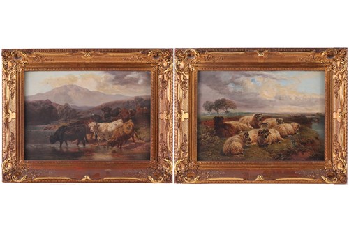 Lot 14 - William Watson Jnr. (1831 - 1921), Sheep and...