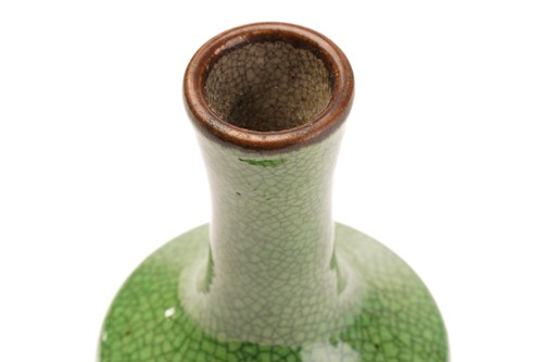 Lot 152 - A Chinese porcelain famille verte vase, of...