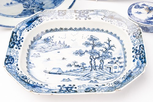 Lot 144 - A group of Chinese blue & white export...