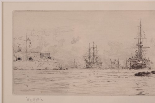 Lot 102 - William Lionel Wyllie (1851 – 1931) Warships...