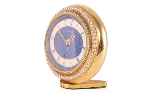 Lot 356 - A Jaeger LeCoultre Recital 8-Day Alarm clock,...