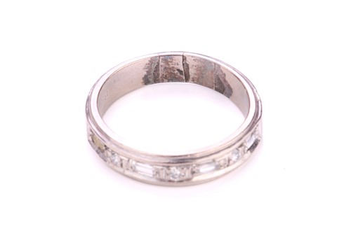 Lot 211 - A diamond half eternity ring, alternatively...