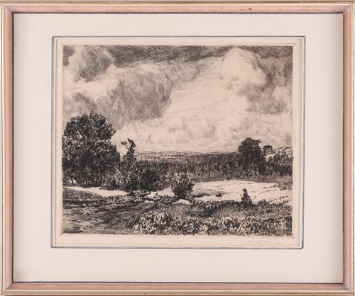 Lot 97 - Sir Henry Rushbury St Pauls from Cannon Street,...