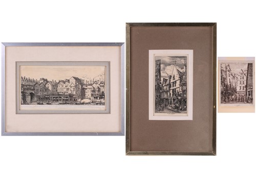 Lot 165 - Charles Meryon (1821 – 1868), three engravings,...