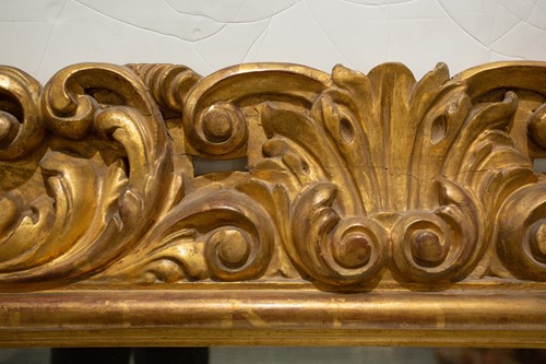 Lot 336 - A Venetian carved wood and gilt gesso...