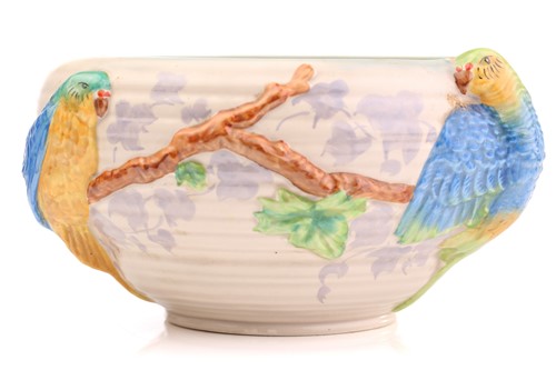 Lot 444 - A Clarice Cliff Fantasque design clog in a...