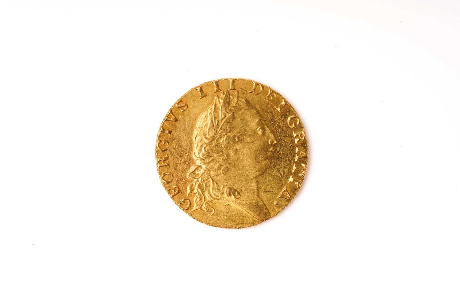 Lot 367 - Geo III gold guinea, 1791, fifth laur. bust...