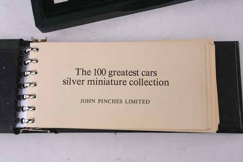 Lot 501 - A John Pinches Limited "The 100 greatest cars...