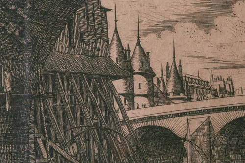 Lot 114 - Charles Meryon (1821 – 1868), L’Arche du Pont...
