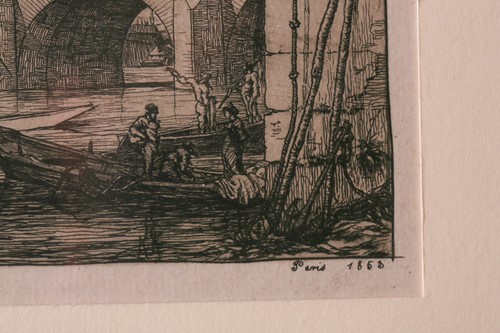 Lot 114 - Charles Meryon (1821 – 1868), L’Arche du Pont...