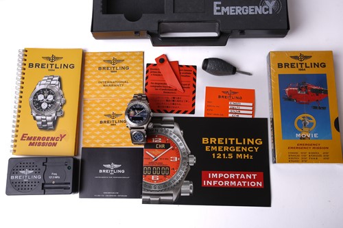 Lot 374 - A Breitling Emergency Orbiter 3 Quartz 41mm...