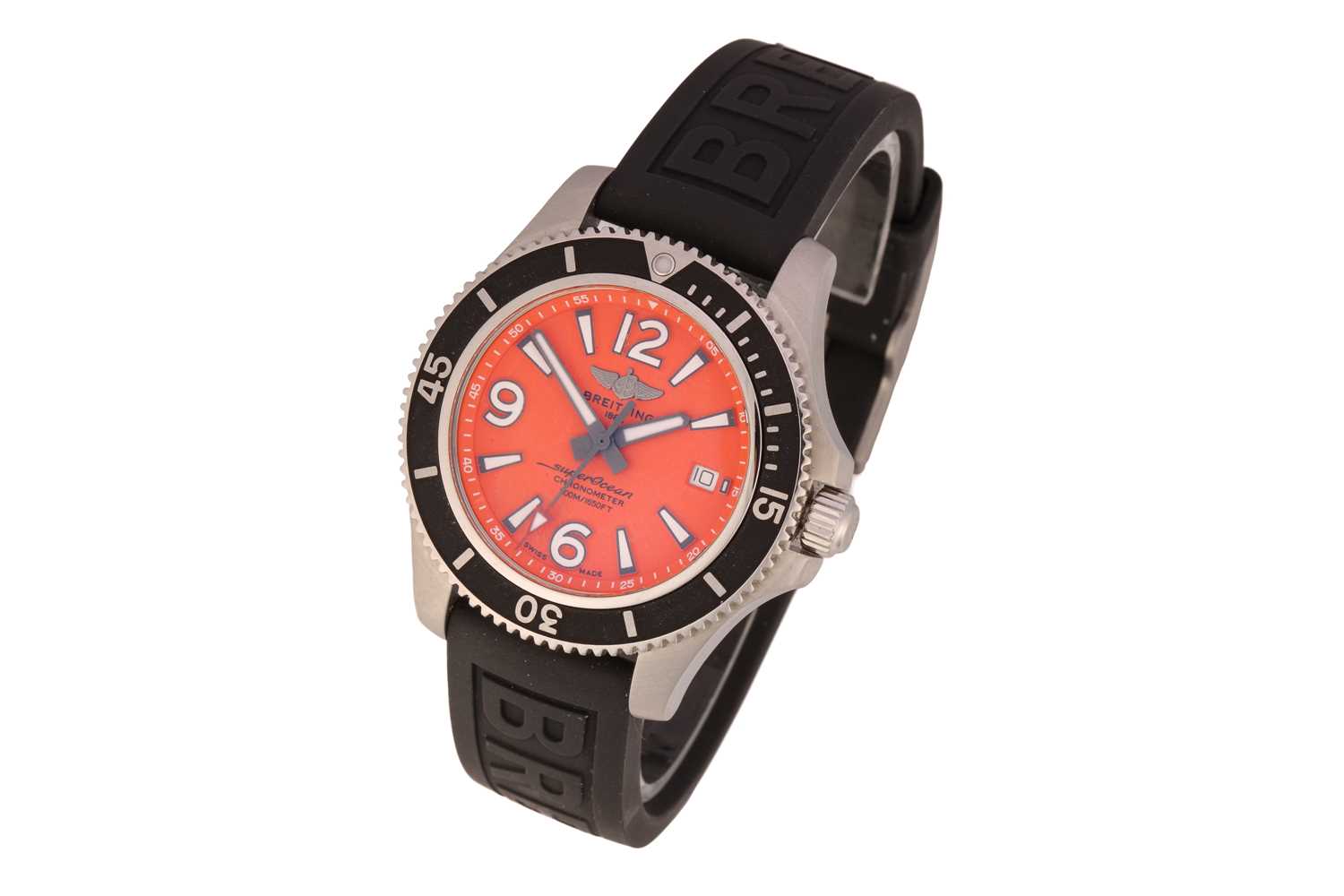 Lot 396 - A Breitling Superocean II Automatic 42mm,...