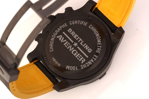 Lot 415 - BA Breitling Avenger Hurricane watch,...