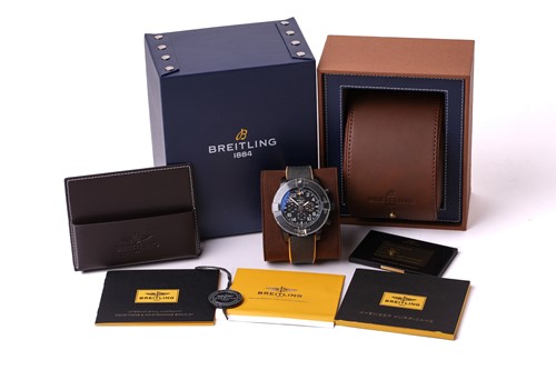 Lot 415 - BA Breitling Avenger Hurricane watch,...