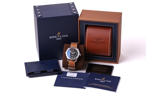 Lot 397 - A Breitling Aviator Super 8 B20 watch,...