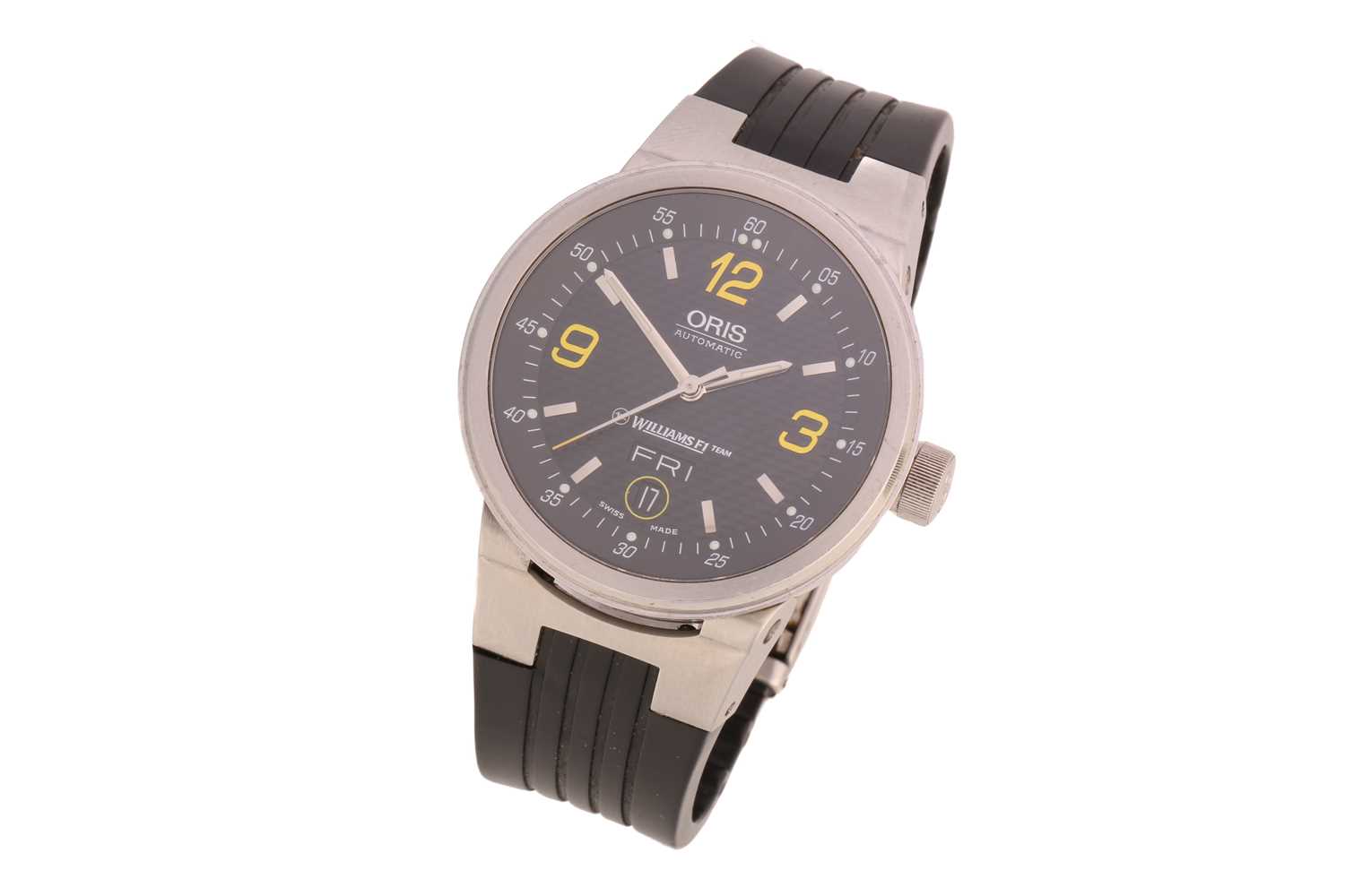 Lot 373 - An Oris Williams F1 Team Day Date watch,...