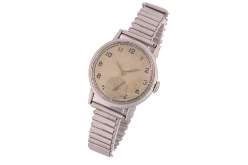 Lot 428 - A 1944 Omega wristwatch, featuring a...