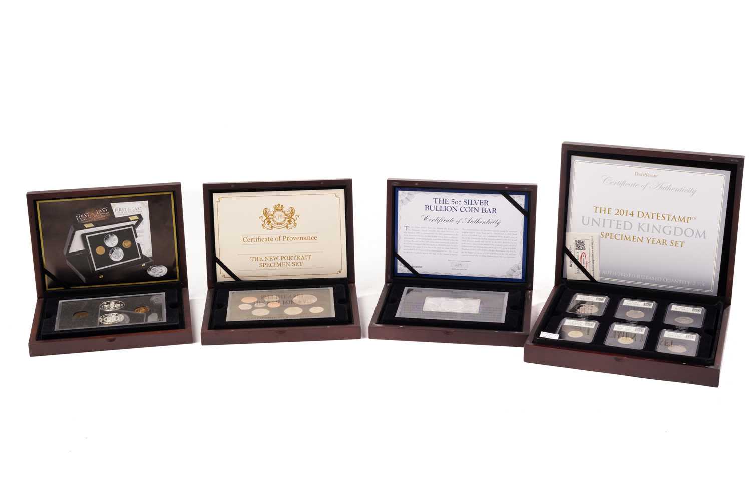 Lot 372 - Four commemorative coin sets, comprising The...