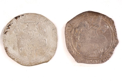 Lot 387 - Charles I, two silver halfcrowns, third...