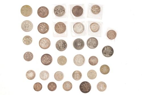 Lot 363 - A collection of Victorian and later crowns and...