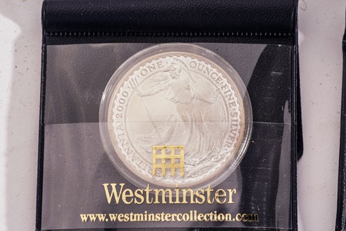Lot 382 - A collection of fine silver coins, comprising...