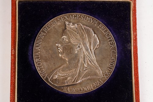 Lot 391 - Two large Queen Victoria Diamond Jubilee...