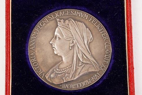 Lot 391 - Two large Queen Victoria Diamond Jubilee...