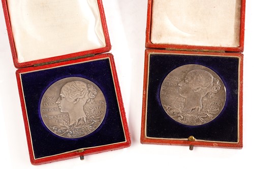 Lot 391 - Two large Queen Victoria Diamond Jubilee...