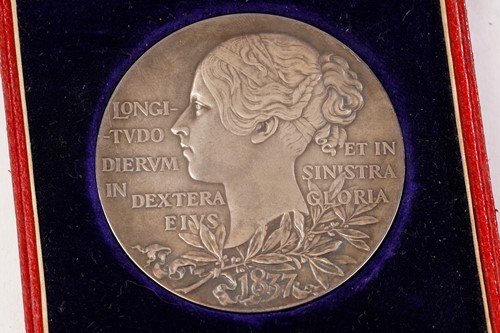 Lot 391 - Two large Queen Victoria Diamond Jubilee...