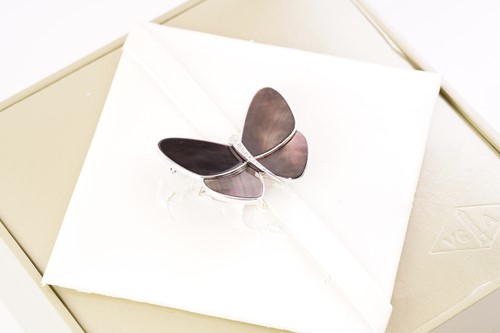 Lot 279 - Van Cleef & Arpels - 'Butterfly clip' brooch...