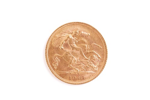 Lot 380 - A George V Sydney Mint half sovereign gold...