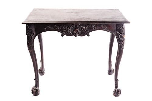 Lot 281 - An early 18th-century style carved oak side...