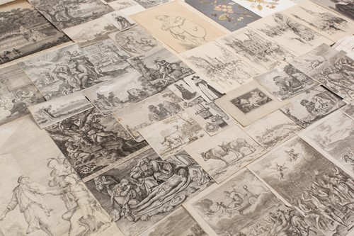Lot 90 - A large collection of loose engravings, 17th...