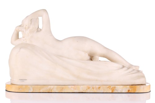 Lot 324 - In the manner of Antonio Canova; a carved...