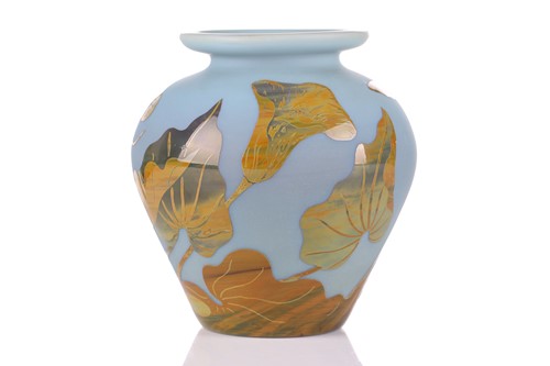 Lot 297 - A cameo glass vase designed by Ryszard Ramski,...