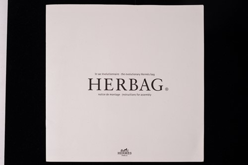 Lot 396 - Hermès - 'Herbag' GM two-in-one travel bag,...