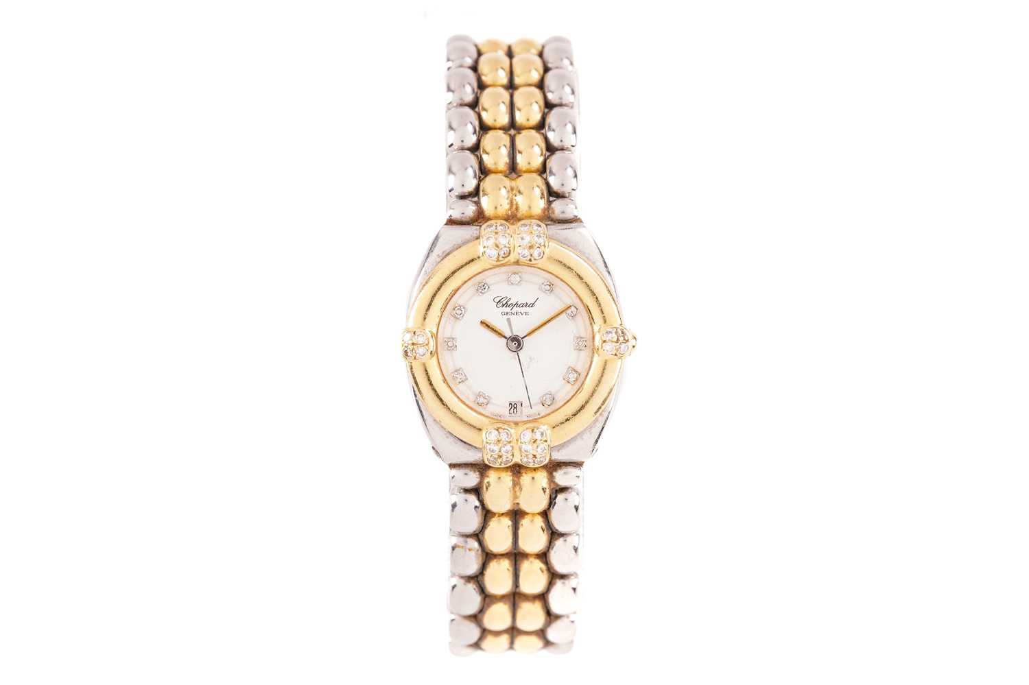 Lot 301 A Chopard Gstaad bi metal lady s watch