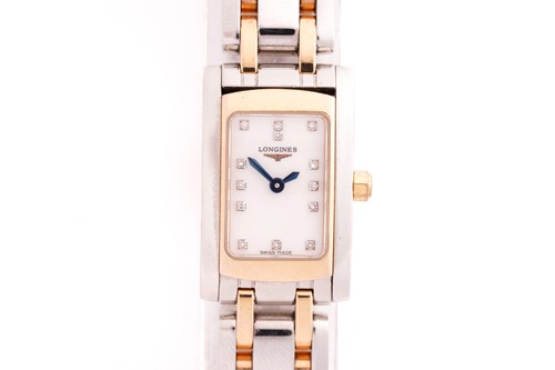 Lot 416 - Longines. A lady's mixed metal Dolce Vita...