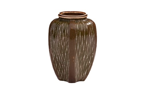Lot 292 - A Martin Brothers stoneware gourd vase by...