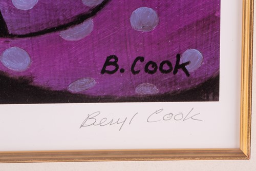 Lot 122 - Beryl Cook (1926-2008), 'Dining In Paris',...