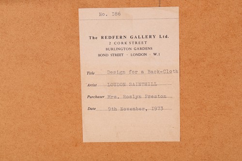 Lot 521 - Loudon Sainthill (1919 - 1969), 'Design for a...