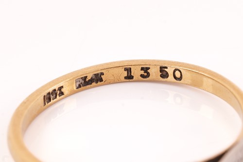Lot 226 - A ring in 22ct gold together with three other...