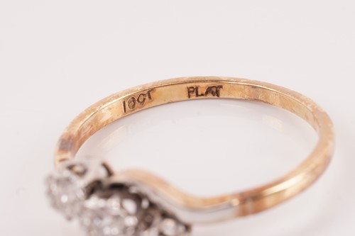 Lot 226 - A ring in 22ct gold together with three other...