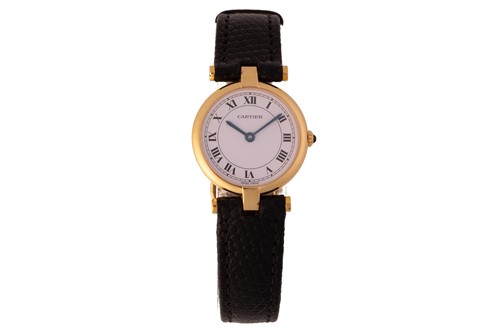 Lot 408 - A Lady's Cartier Vendome watch, featuring a...